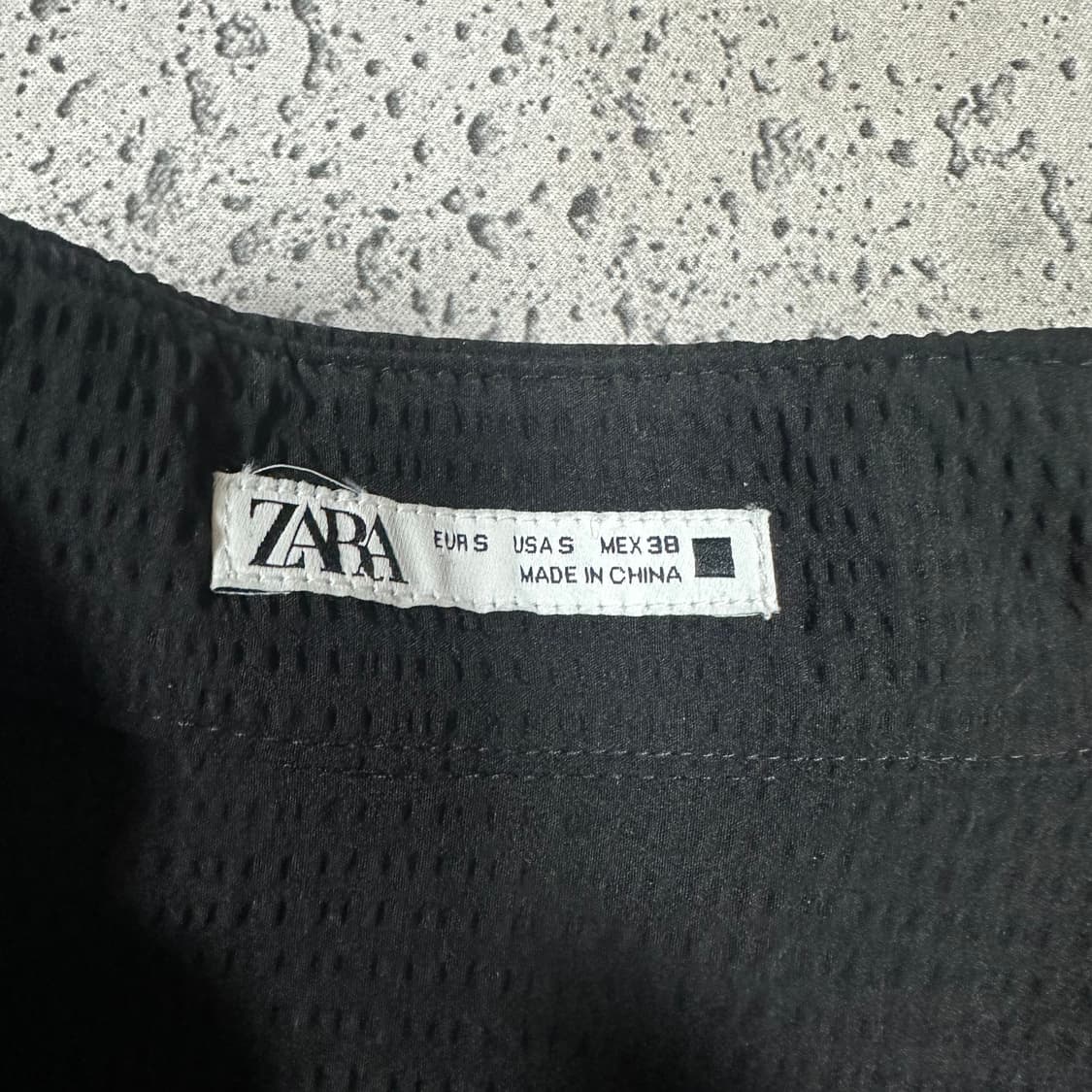 ✨ (바배) 자라 반팔 블랙 셔츠  상품이미지3