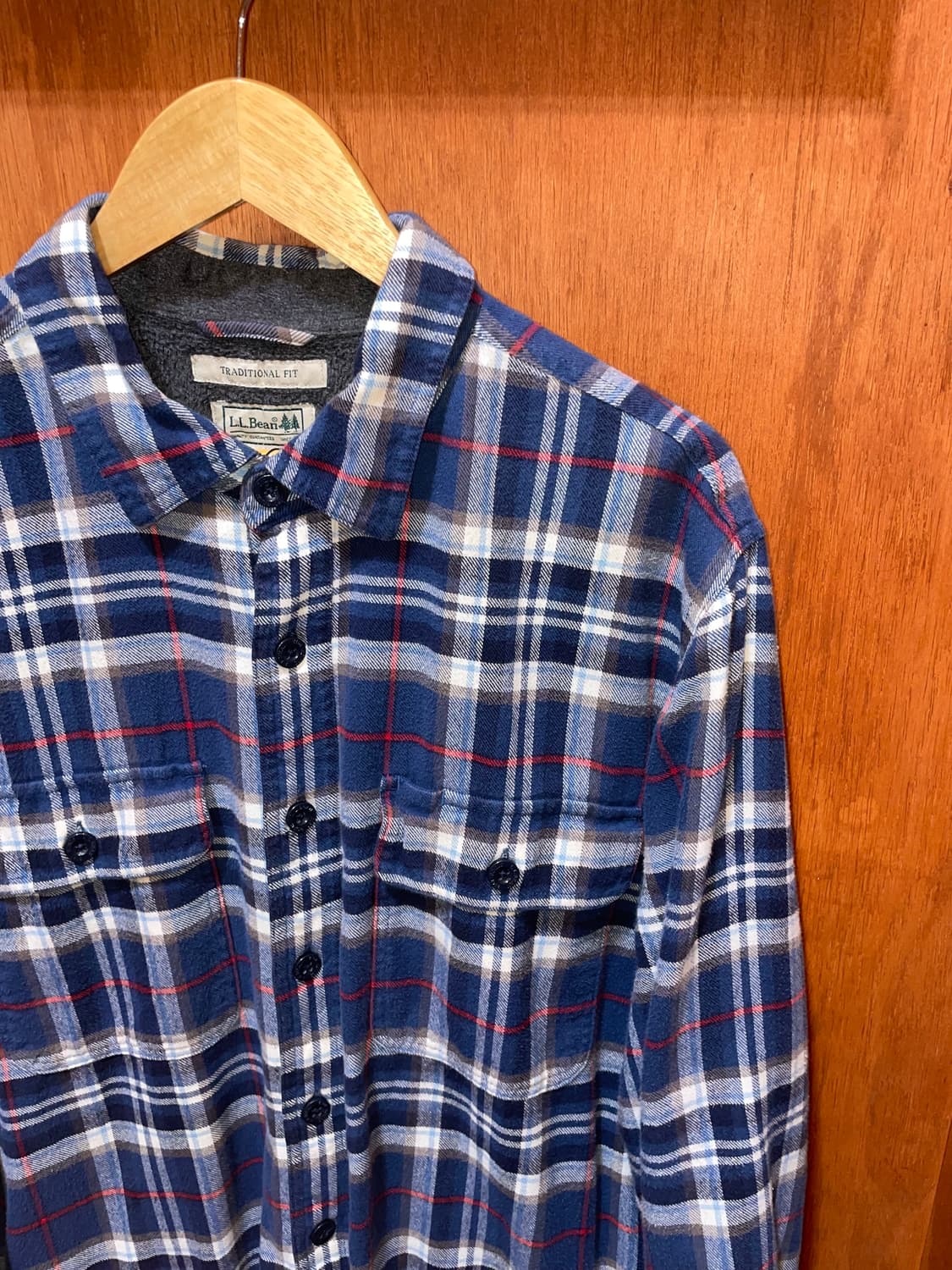 (L) L.L.Bean 엘엘빈 플란넬 체크 셔츠 상품이미지4