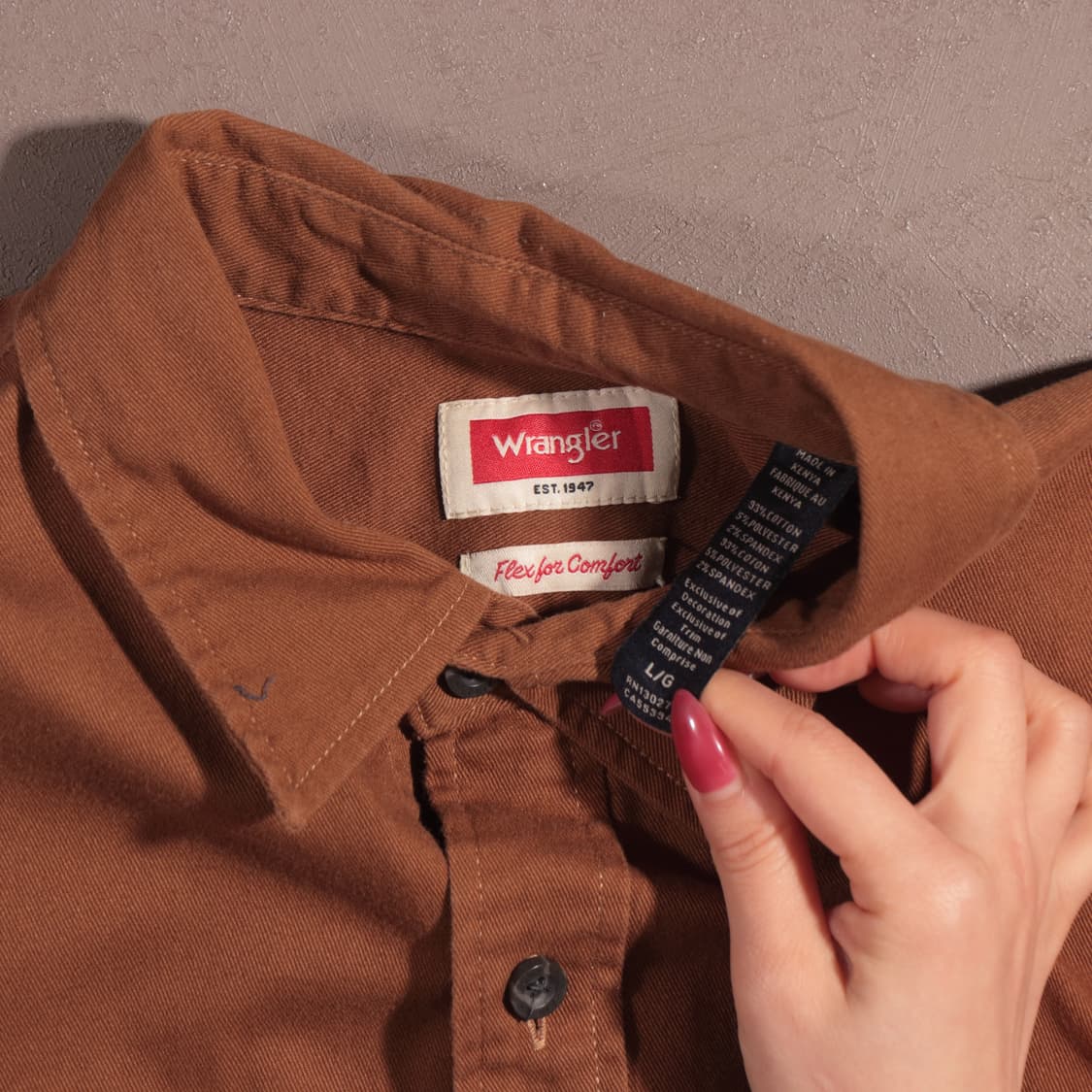 랭글러 코튼 워크셔츠 상품이미지3