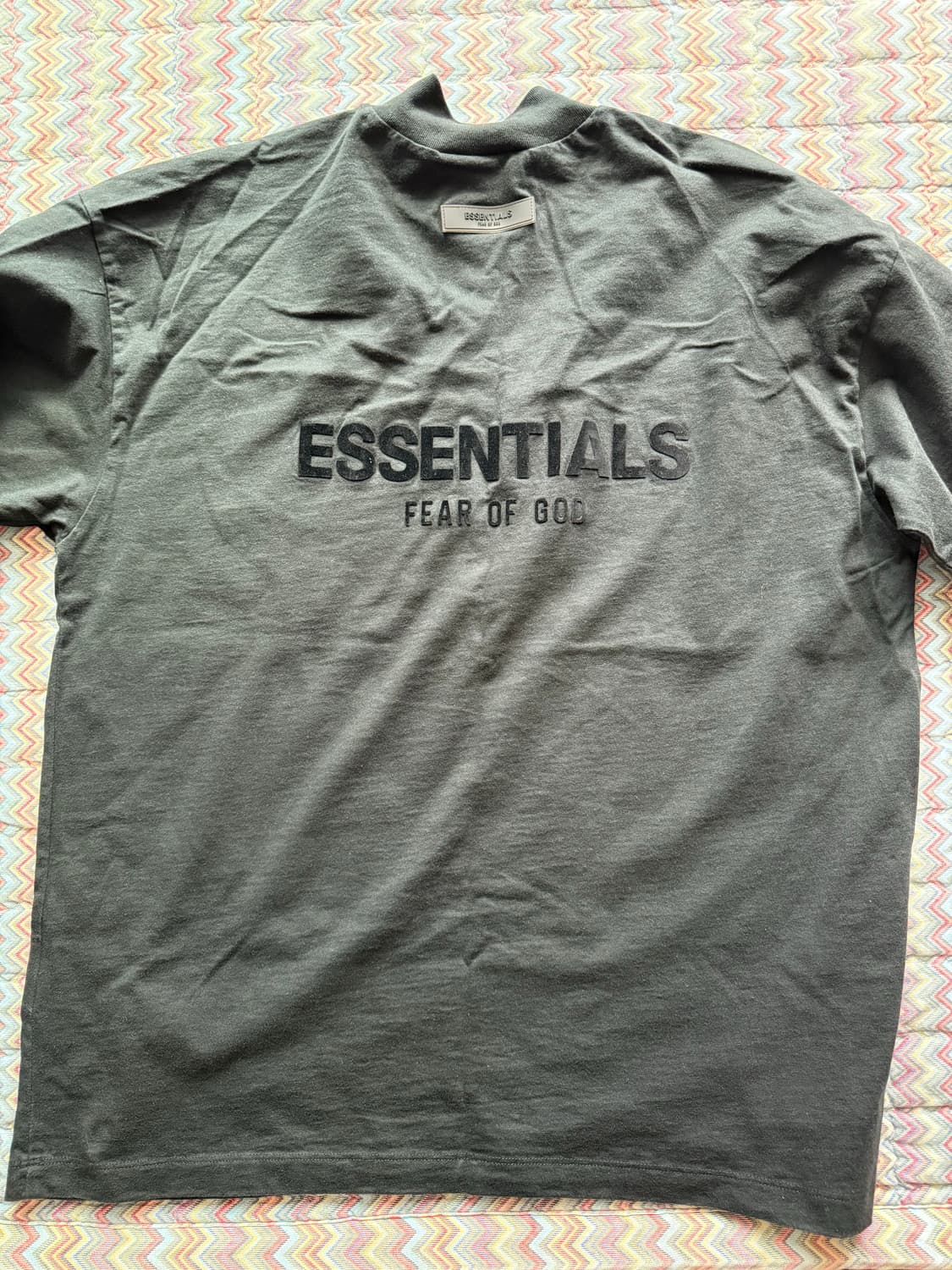 (M) 에센셜 피어오브갓 롱슬리브 티셔츠 블랙 상품이미지2