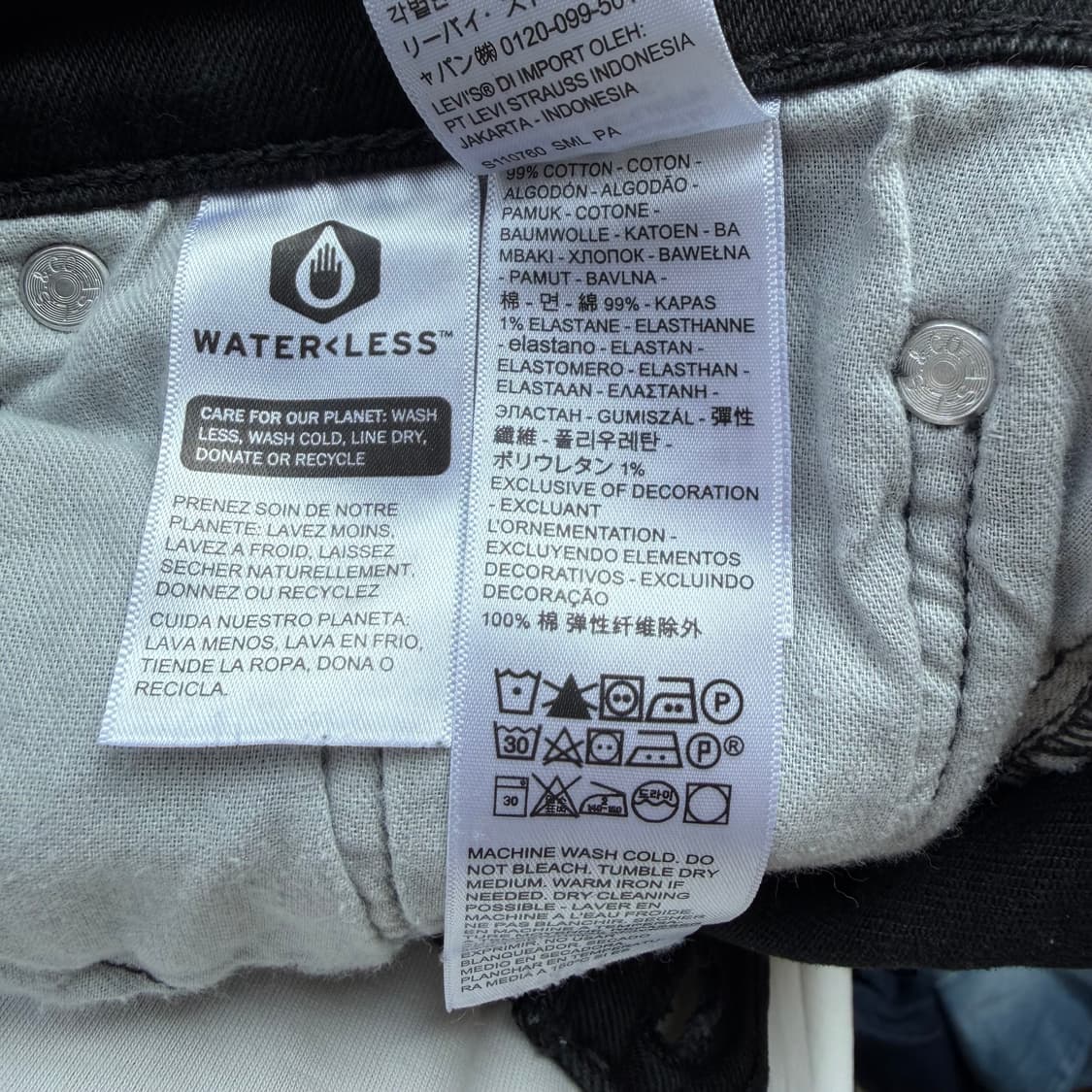 리바이스 505 블랙진 상품이미지5