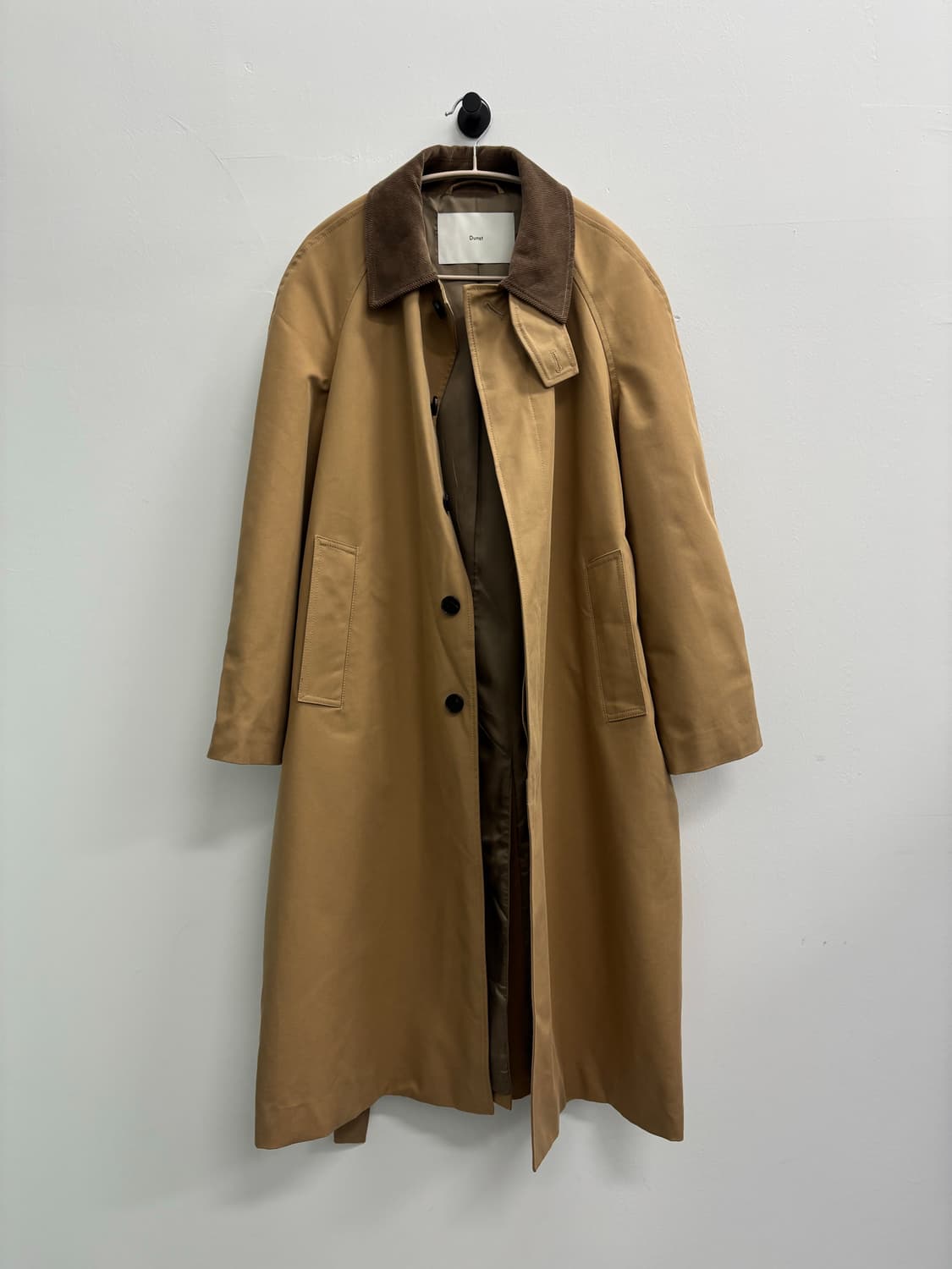[새 상품] Dunst(던스트) 유니섹스 클래식 발마칸 트렌치 코트 상품이미지4