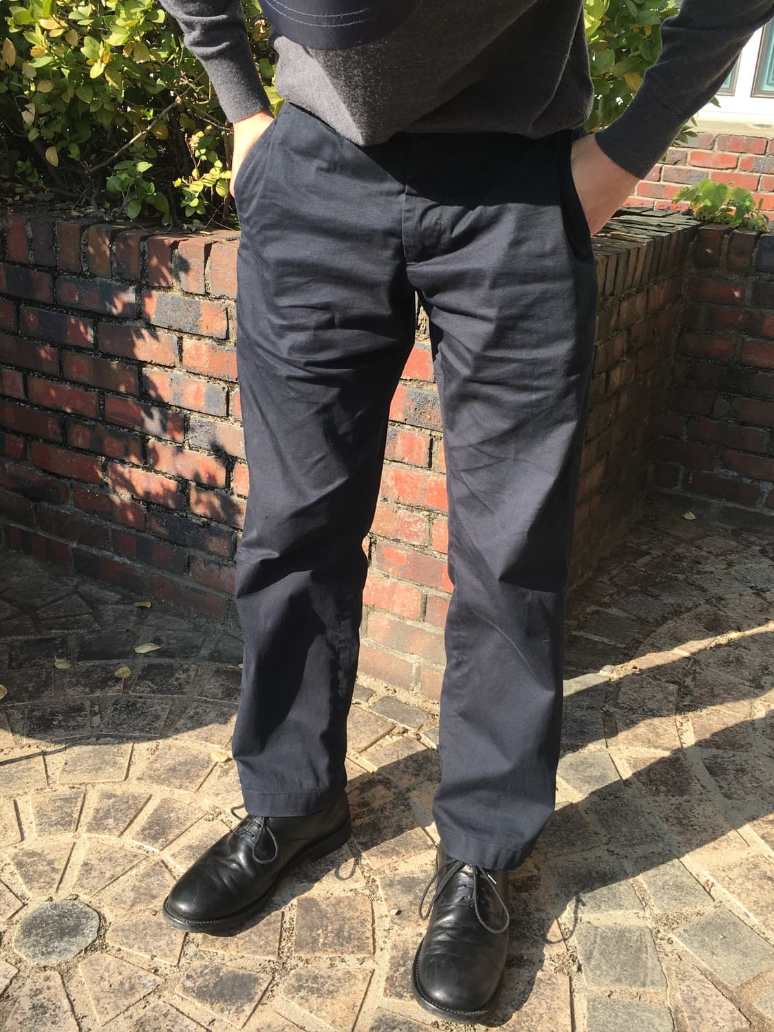 프라다 불가리아 탭 클래식 핏 스트레이트 트라우저 상품이미지1