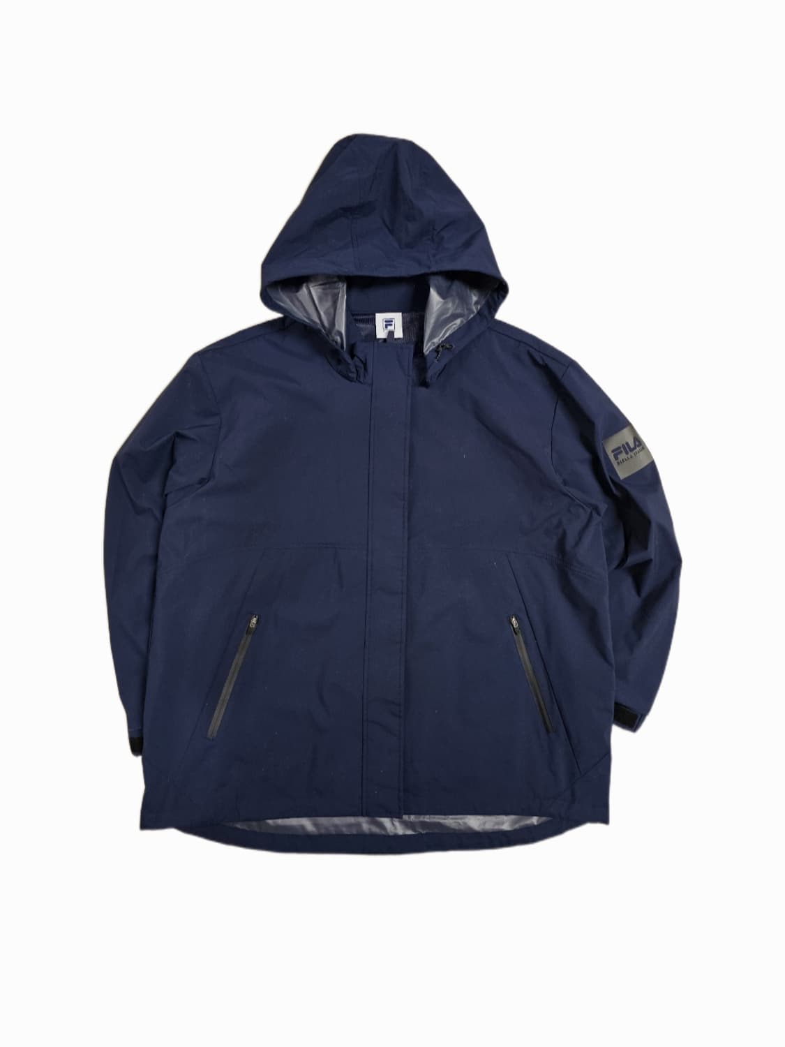 ​[100] 휠라 비엘라 이탈리아 네이비 후드 바람막이 자켓 상품이미지1