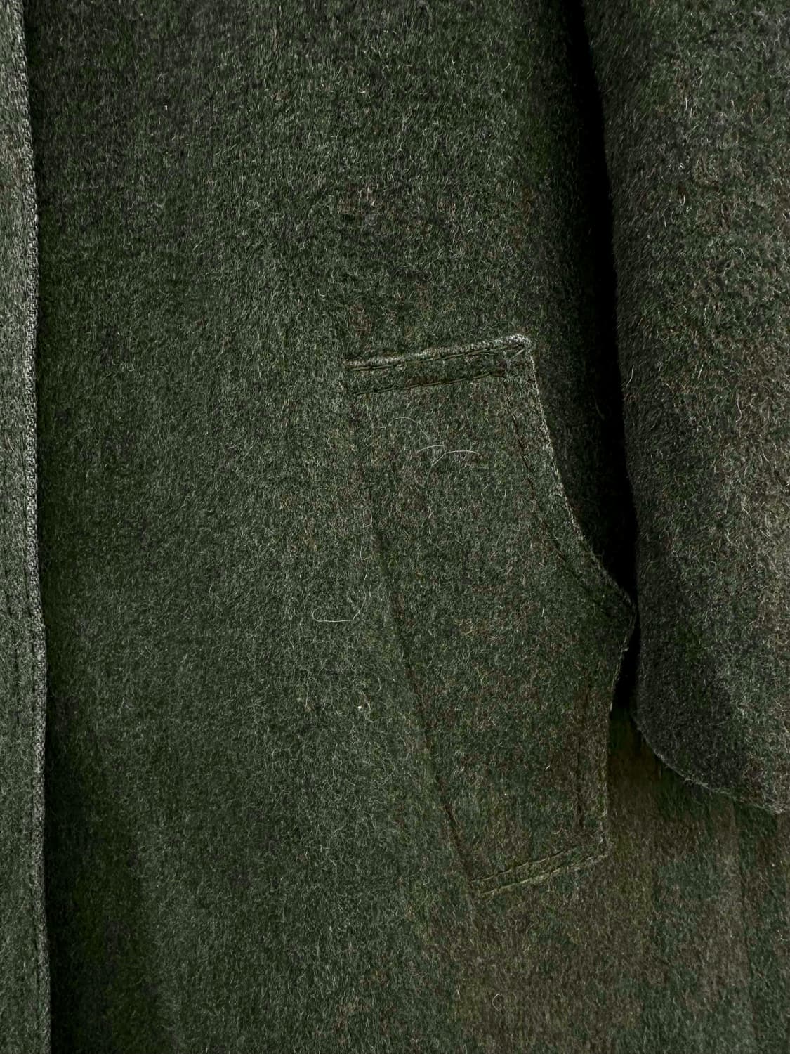 모스그린 티롤리안 롱 울코트 상품이미지7