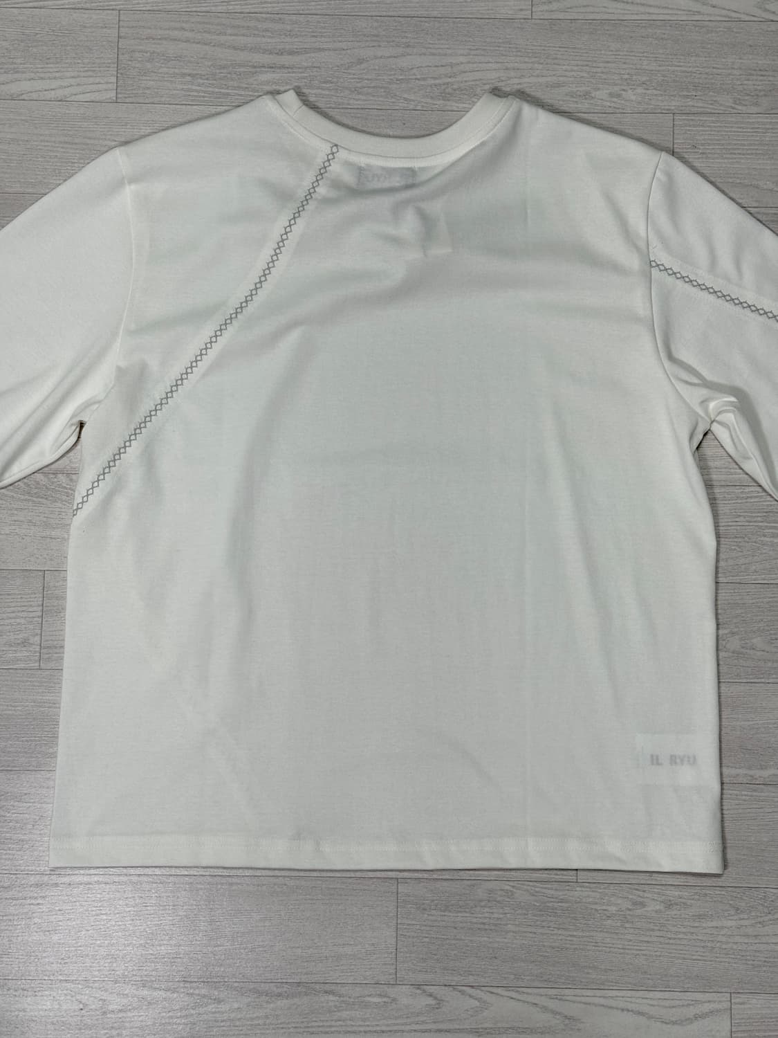 일류 Trace long sleeve (White) 1 상품이미지8
