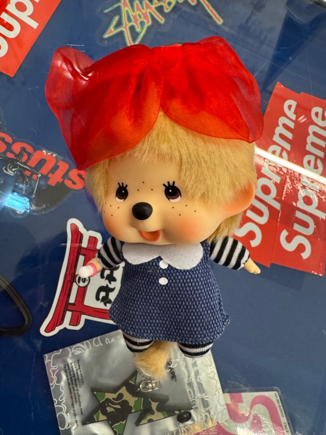 몬치치 왕대두 큰리본 새상품 처분  상품이미지1