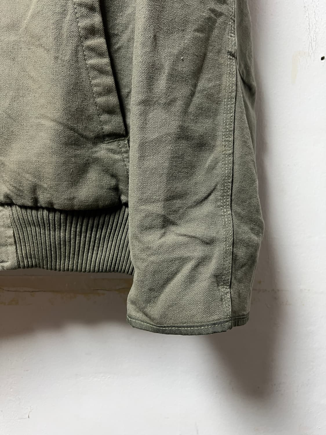 칼하트 워시드 덕 액티브 자켓 모스그린 상품이미지4