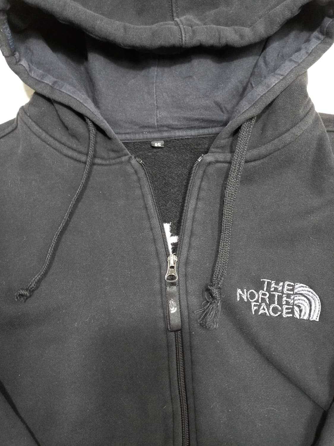 M95 NORTHFACE Kor 약기모 자수로고 후드집업 블랙 M-971 상품이미지4