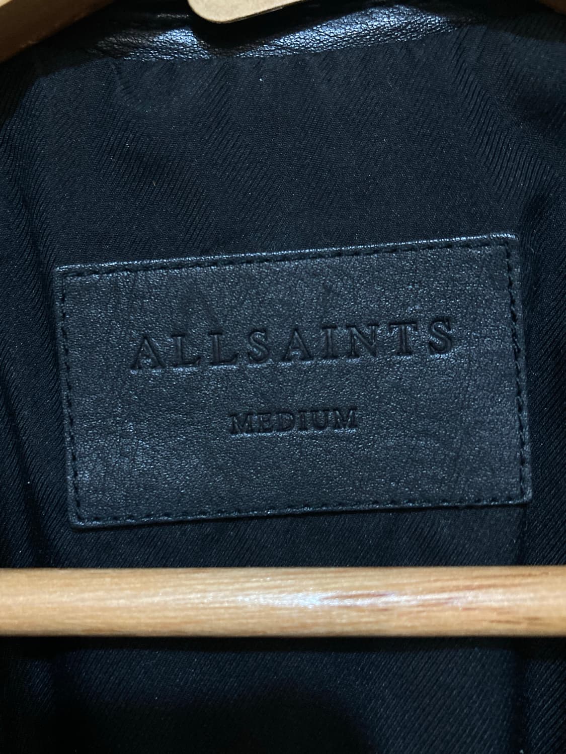 ⚜️ALLSAINTS(올세인츠) 블랙 양가죽 바이커 재킷 상품이미지4