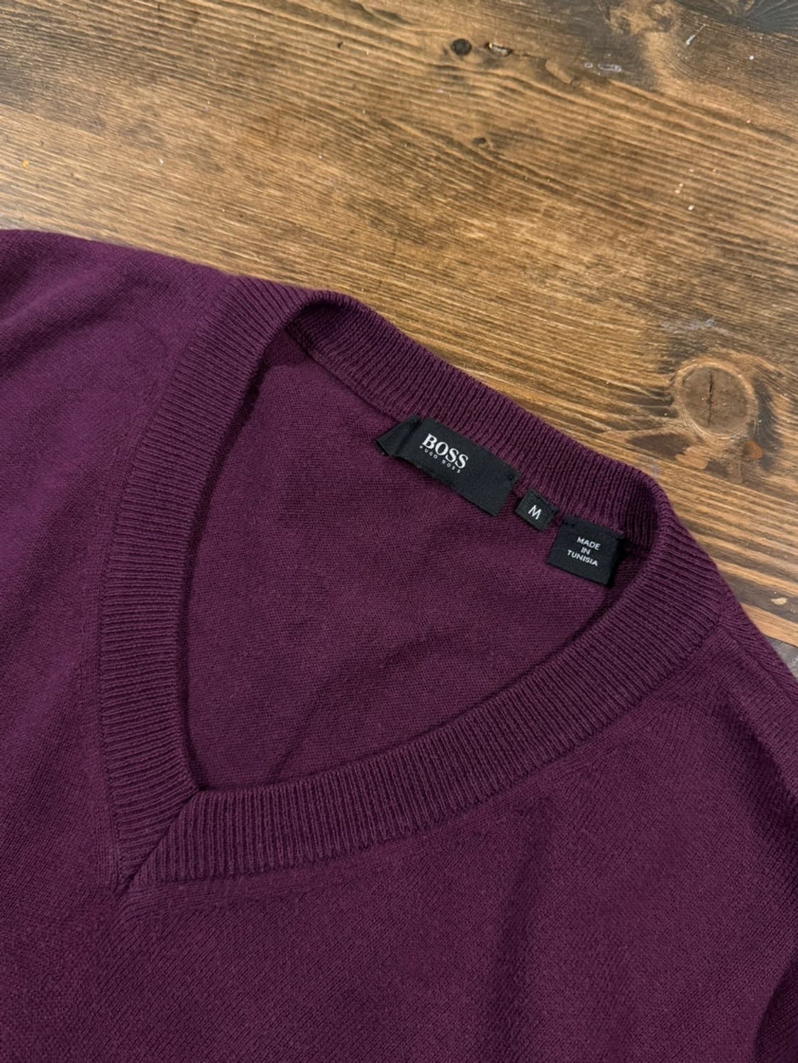 휴고보스 블랙라벨 브이넥 니트 100 상품이미지6