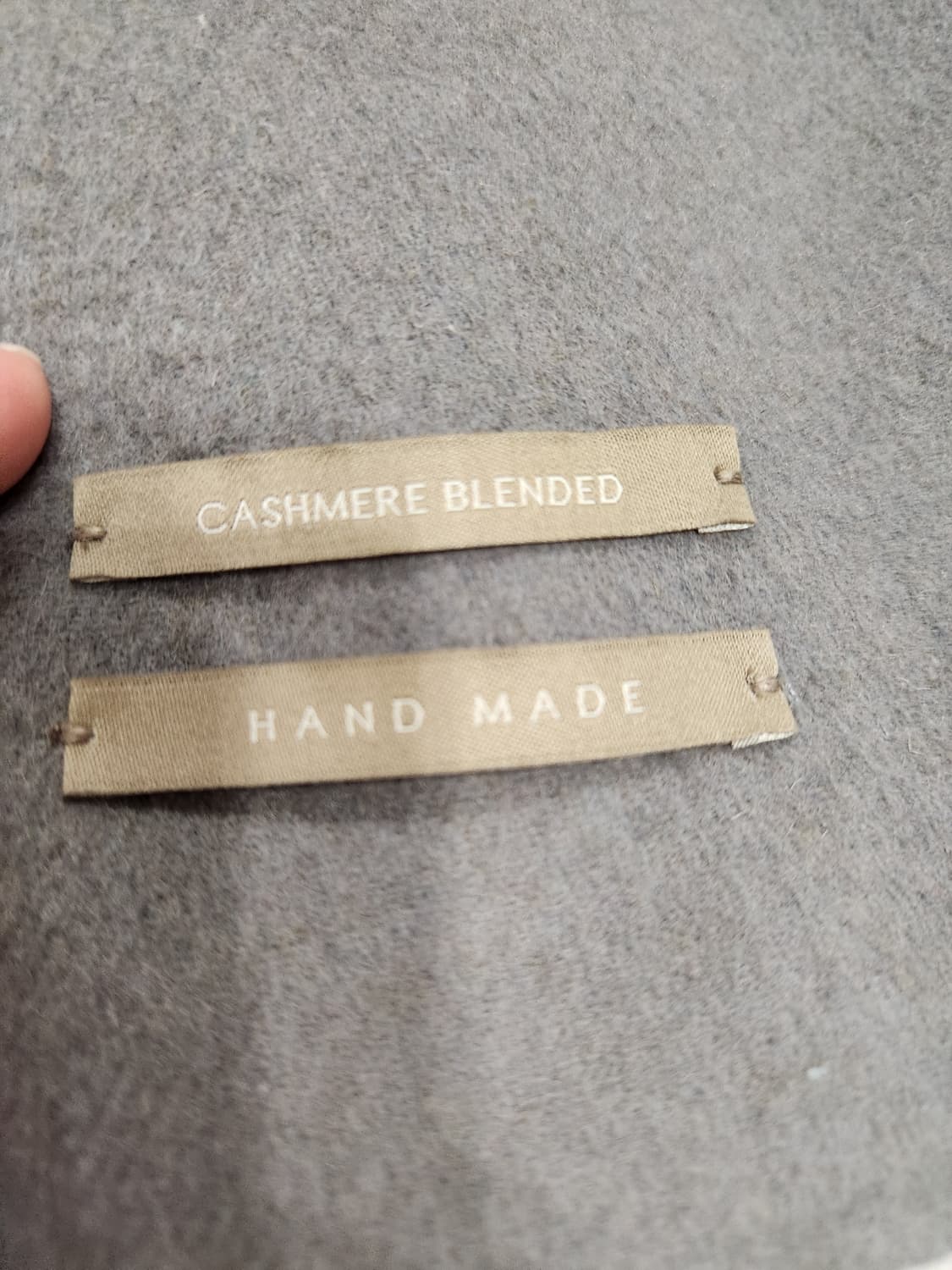 프로젝트엠. 캐시미어블랜디드핸드메이드코트 상품이미지6