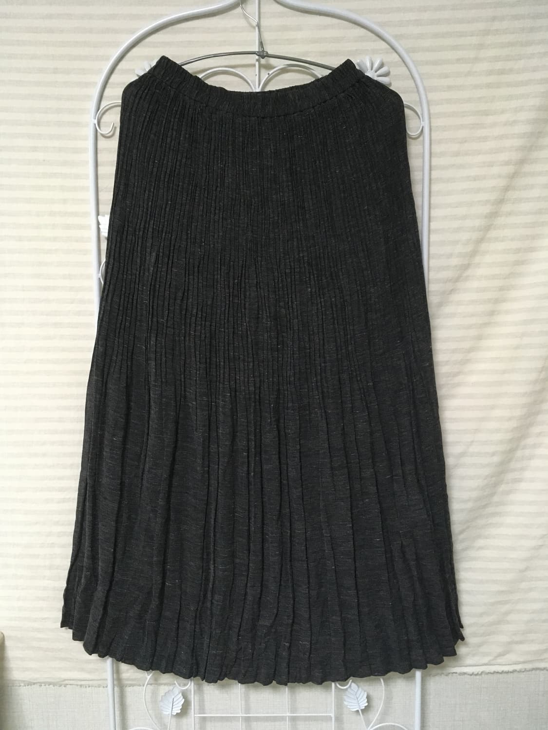 빈티지 차콜 플리츠 스커트 y2k 스트릿 갸루 펑키 일본빈티지724 상품이미지2