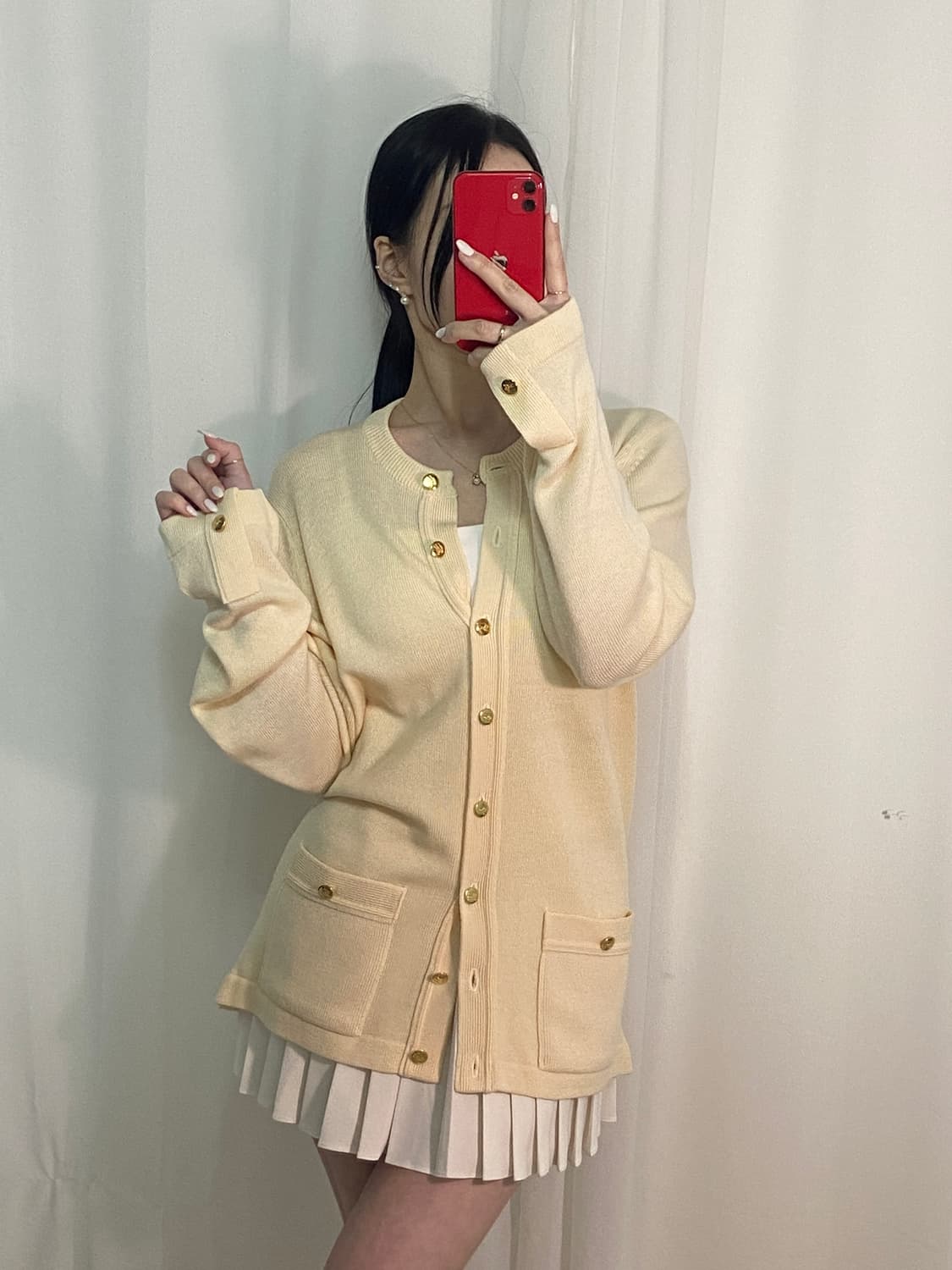 버버리 금장 기마로고 가디건 상품이미지2