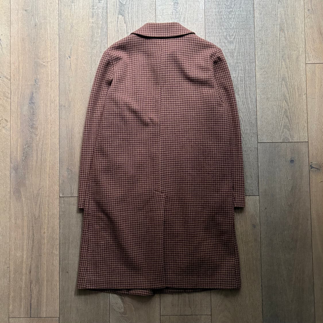 Houndstooth Pattern Wide Coat 상품이미지9