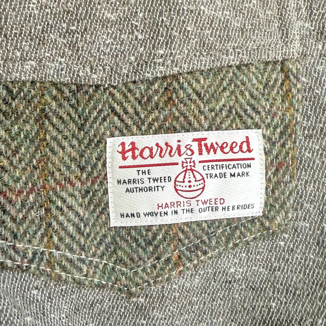 해리스트위드 harris tweed 울 캐쥬얼 미디 스커트 상품이미지2