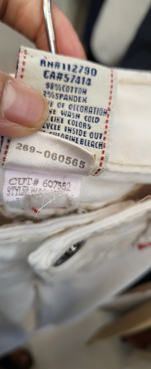 트루렐리전 하얀 데님 팬츠 29 상품이미지5