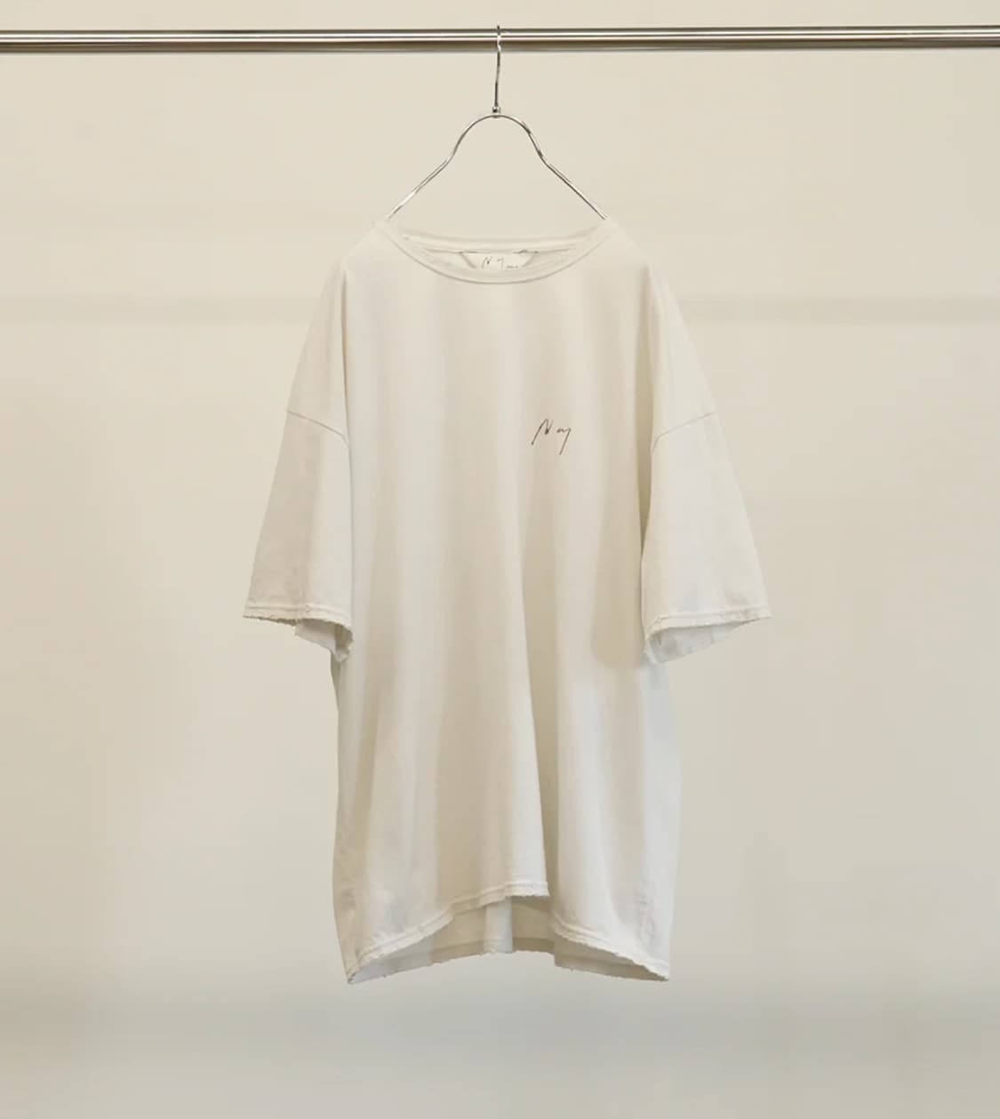 [OS] 안셀름 EMBROIDERY DYED T-SHIRT(WHITE) 상품이미지1