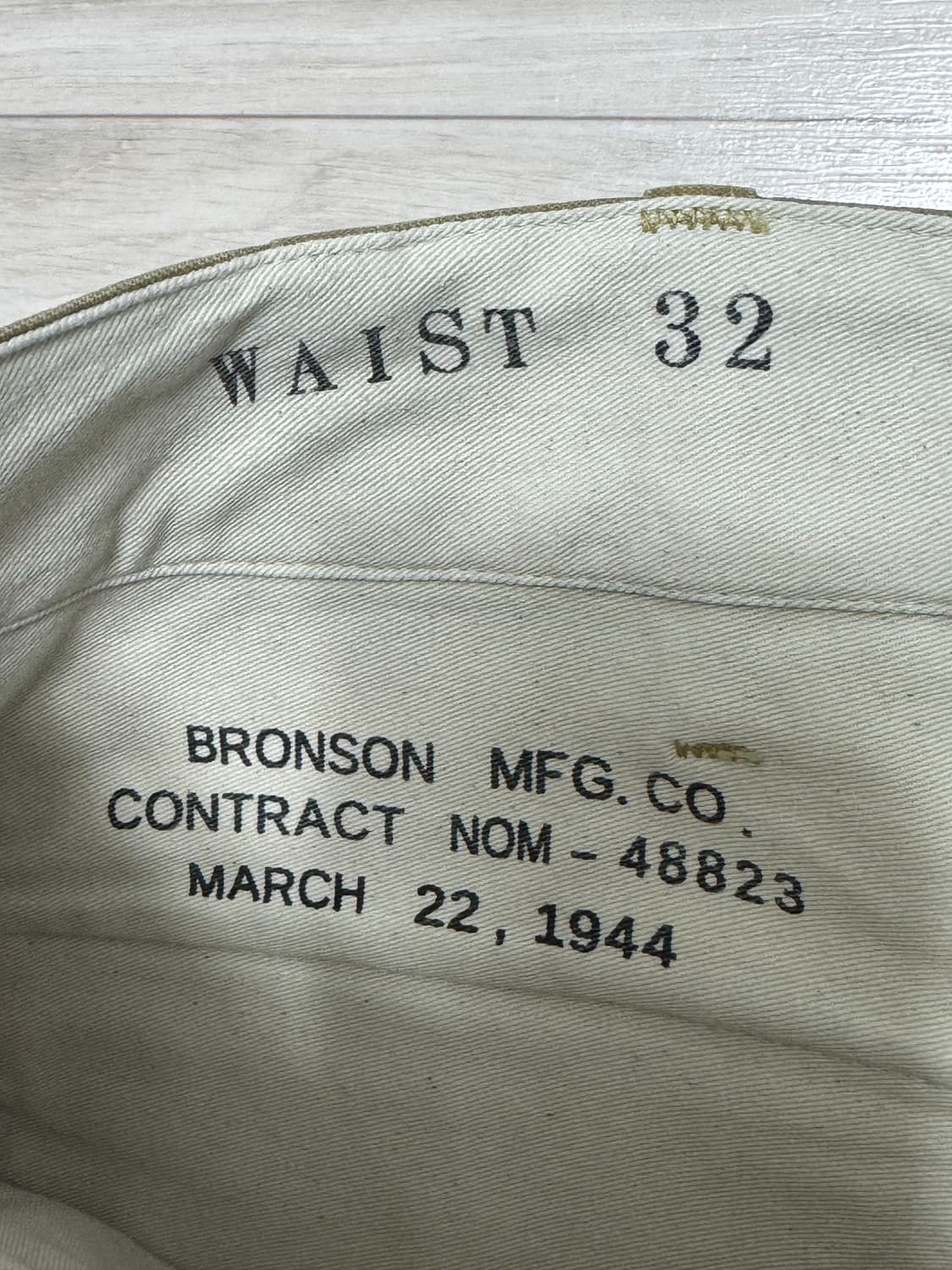 [브론슨] USMC Officer Trousers Khaki 상품이미지8