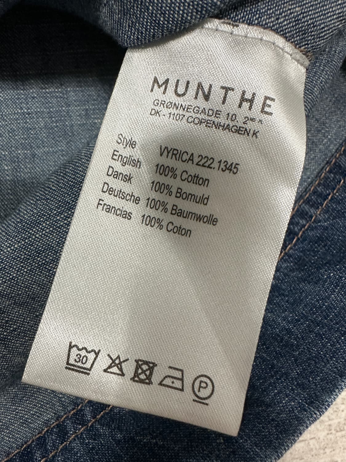 Munthe 문테 데님 원피스 상품이미지9