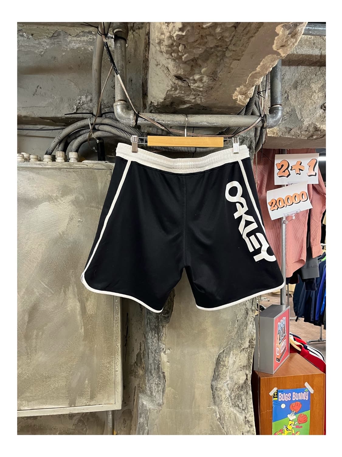 오클리 밴딩 반바지 블랙 34 #csz3213 상품이미지1