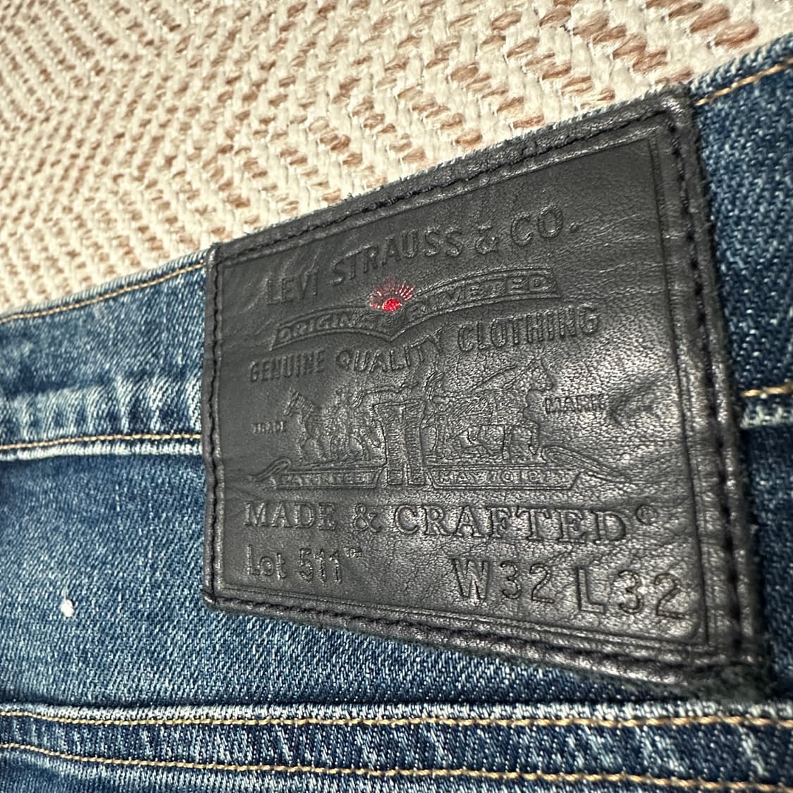 LEVI'S 511 japan made big E denim pants 상품이미지4