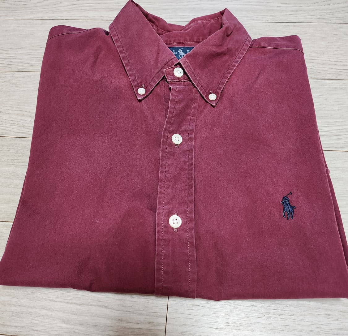 폴로 버건디 셔츠 상품이미지1