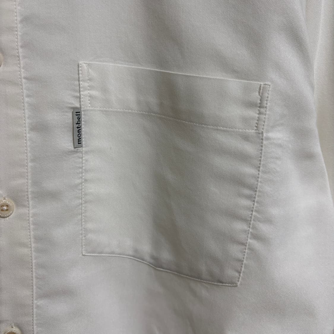 몽벨 코어스펀 버튼다운 셔츠 / 화이트, XL 상품이미지5