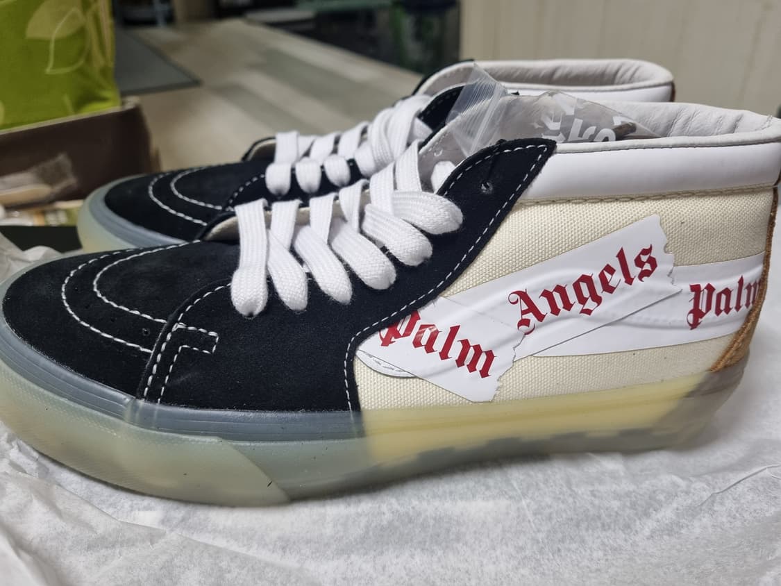 반스 볼트 x 팜 엔젤스 스케이트 미드 VLT LX 블랙 상품이미지3