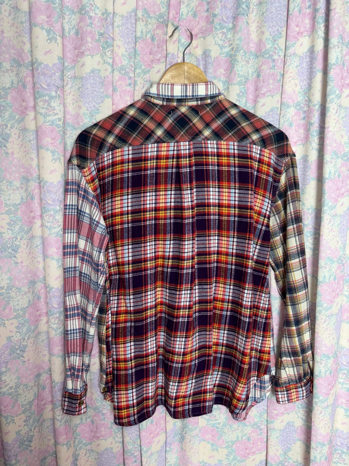 파스텔 체크 단추 셔츠 상품이미지10