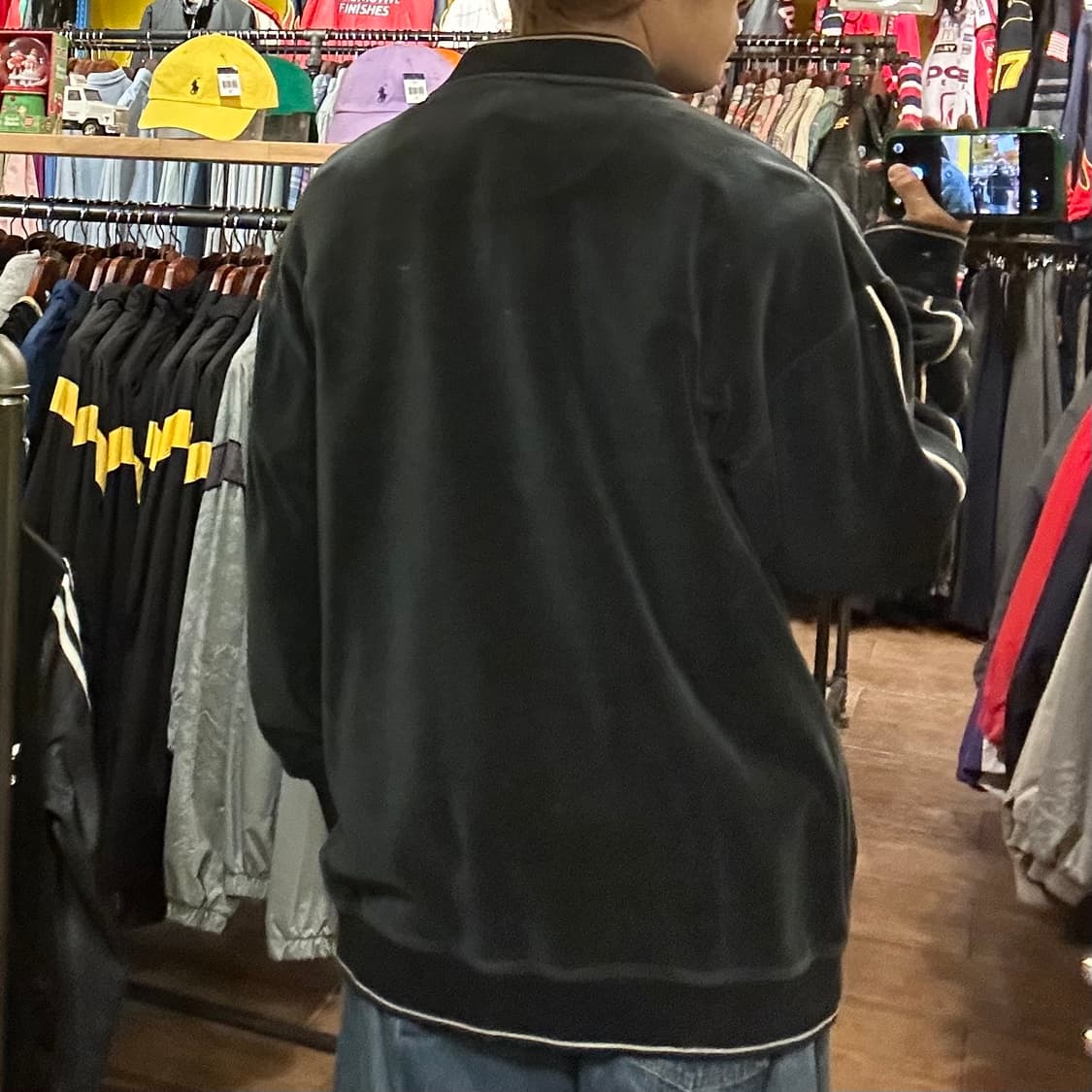 [HI] 빈티지 플리스 블랙 상품이미지5