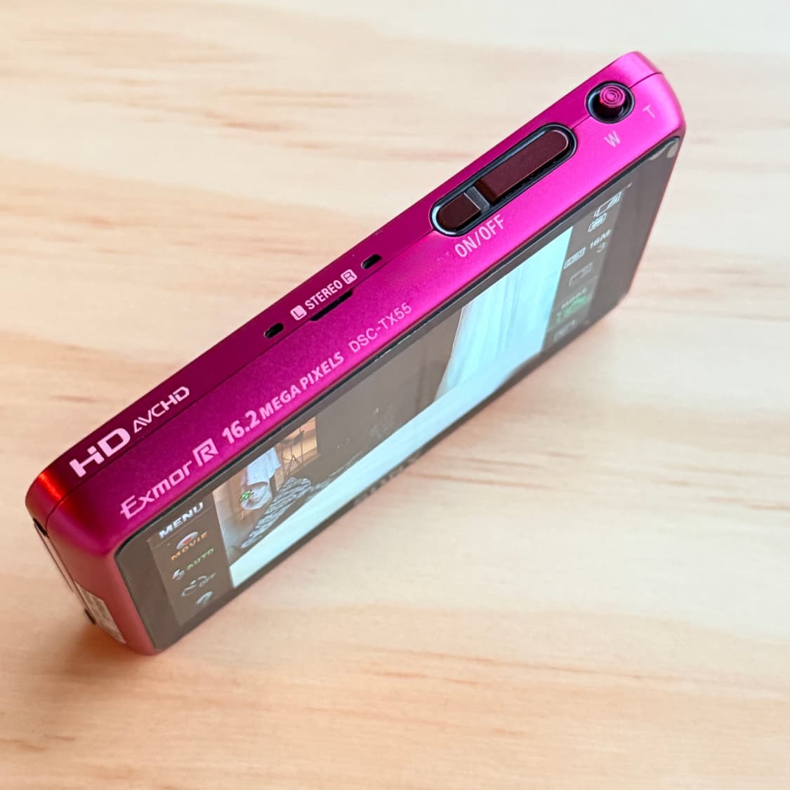 르세라핌 윤진 픽💗 SONY 소니 사이버샷 DSC-TX55 레트로핑크 상품이미지3