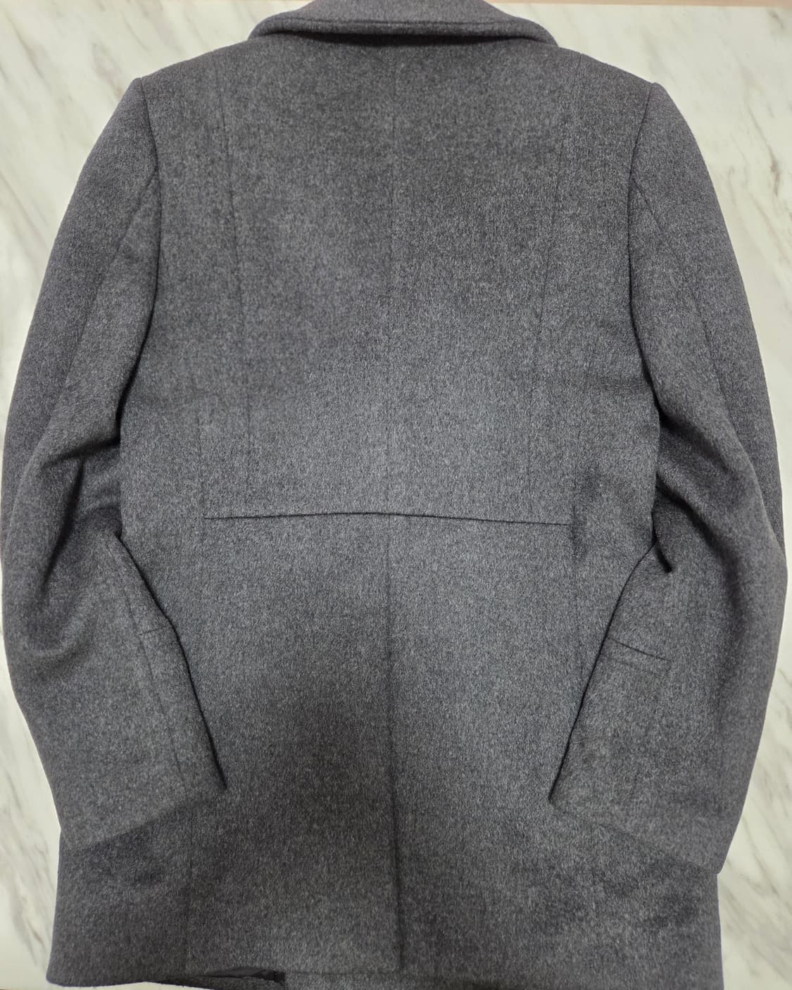 타임옴므 캐시미어 하이넥 하프 코트 상품이미지3