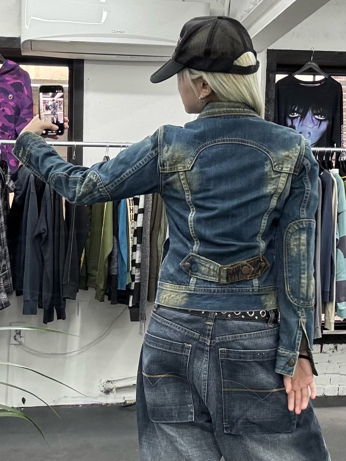 VTG 그런지 데님자켓 상품이미지6