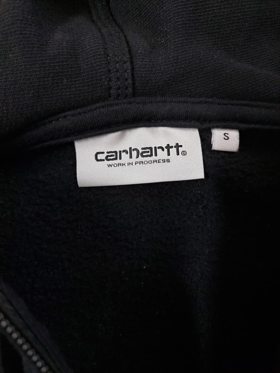 칼하트 후드집업 블랙 상품이미지4