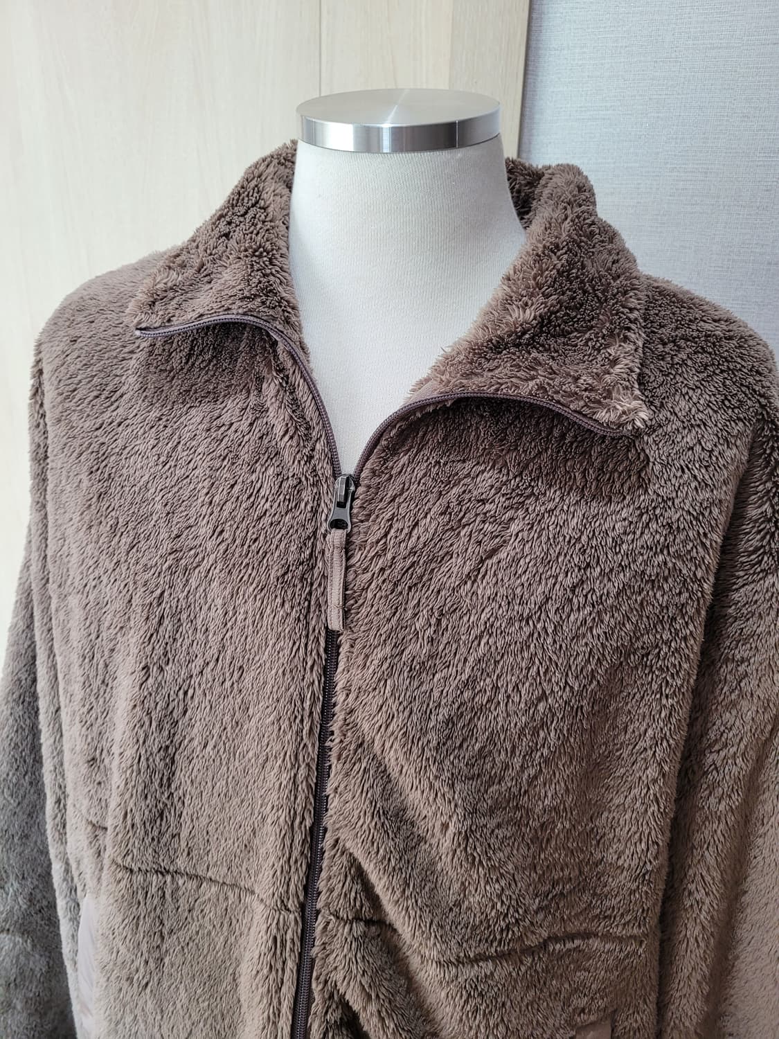 스파오 SPAO 남자 플리스 자켓 XL 브라운 상품이미지2