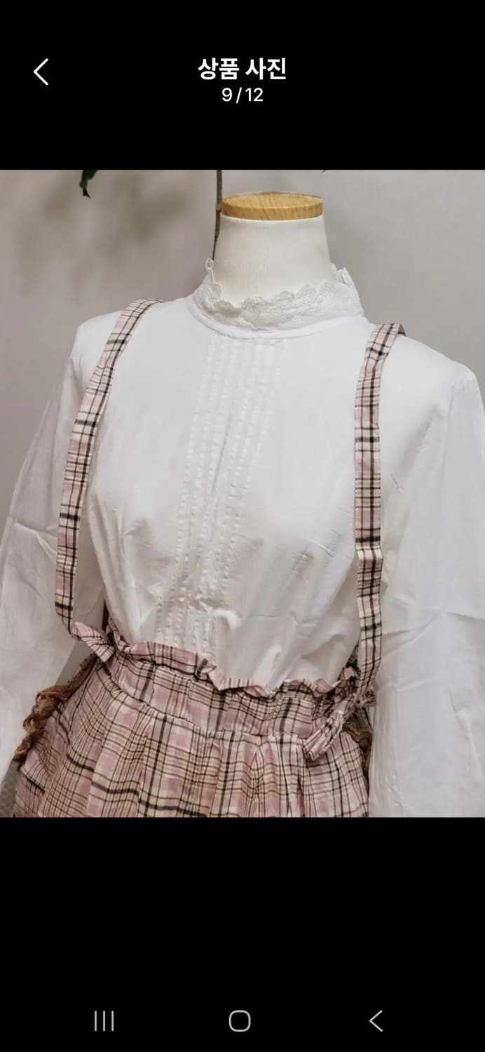 일본빈티지 새제품 LIZLISA 리즈리사 자수 멜빵바지 상품이미지9