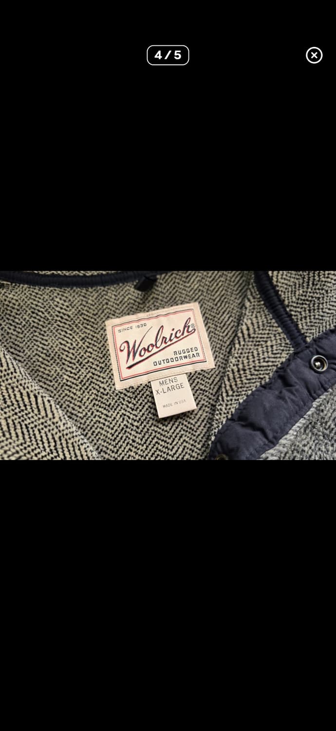 WOOLRICH울리치 스냅티플리스 MADE IN USA 상품이미지4