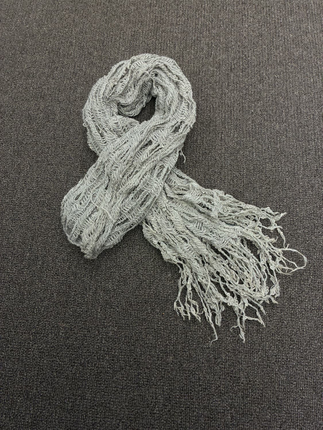 Katharine Hamnett London 빈티지 여성 펀칭 모카 머플 상품이미지6