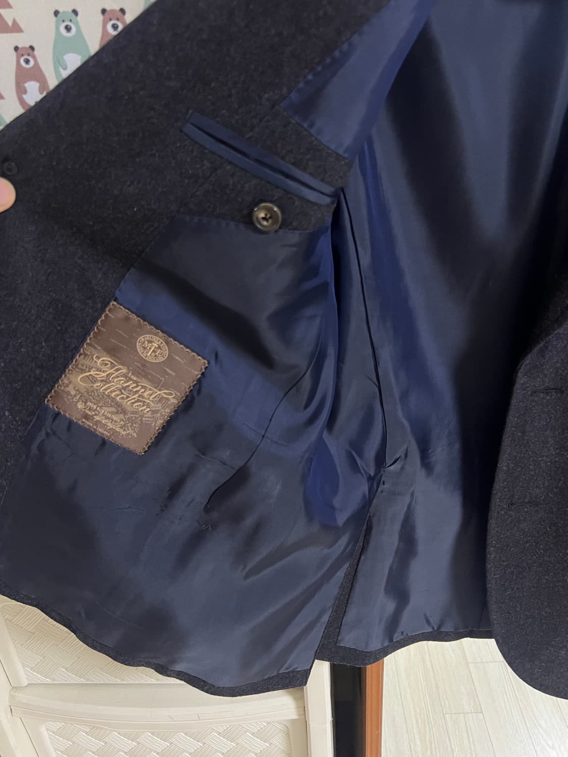 마링앤에반스 플란넬 컬랙션 차콜 비스포크 맞춤 자켓 상품이미지5