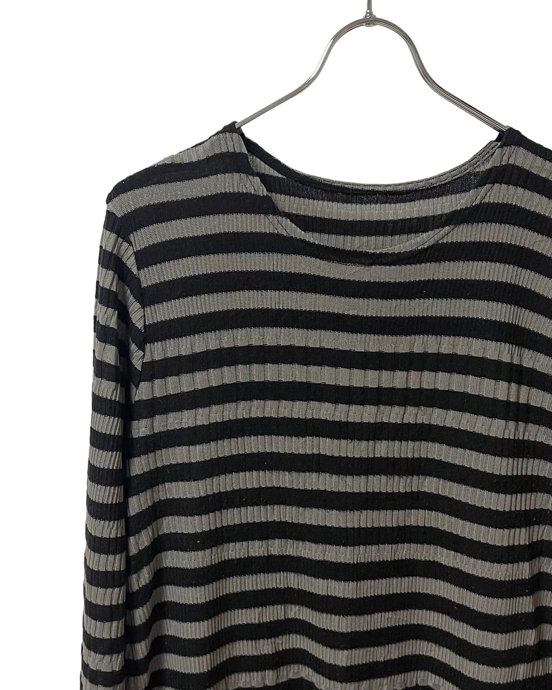 Stripe flare Knit Top / Mini dress 상품이미지2