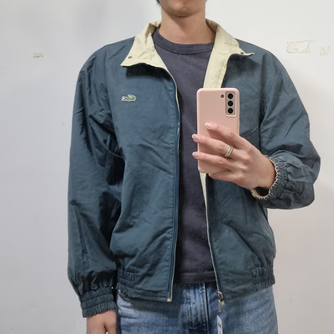 라코스테 리버시블 블루종 자켓  상품이미지3