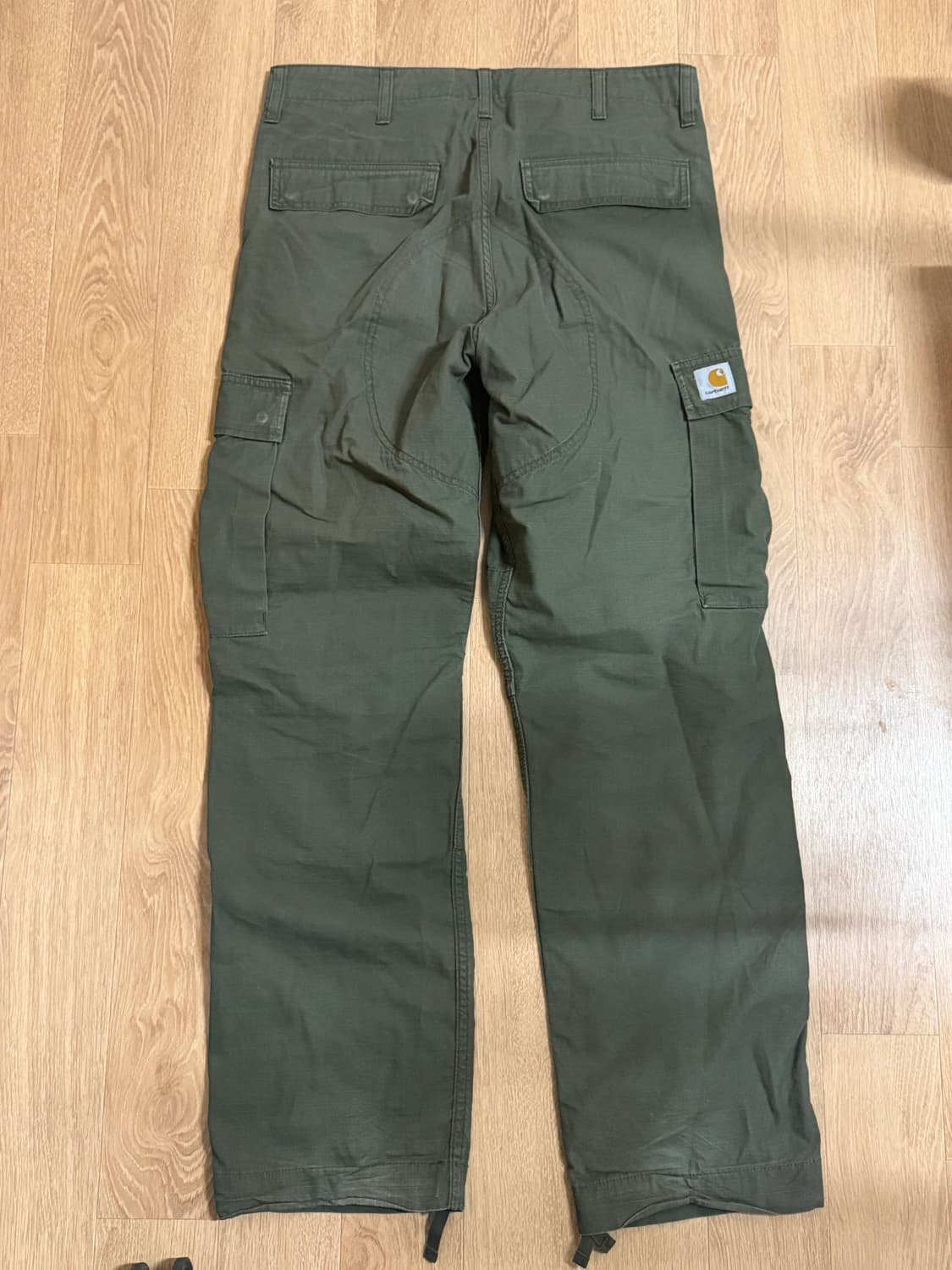 칼하트 WIP 레귤러 카고 팬츠 올리브 31x32 상품이미지2