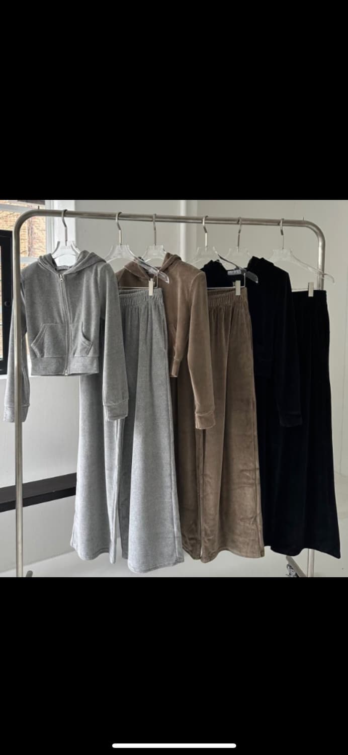 가비존 베르 후드집업(그레이, 블랙) 상품이미지6