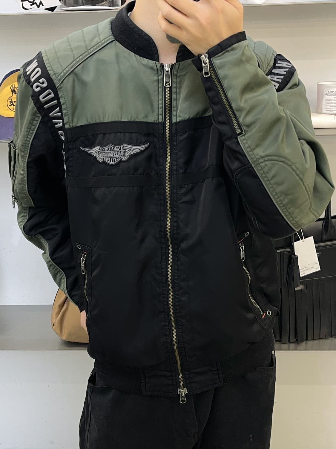 할리 데이비슨 모터사이클 레이싱 자켓 상품이미지3