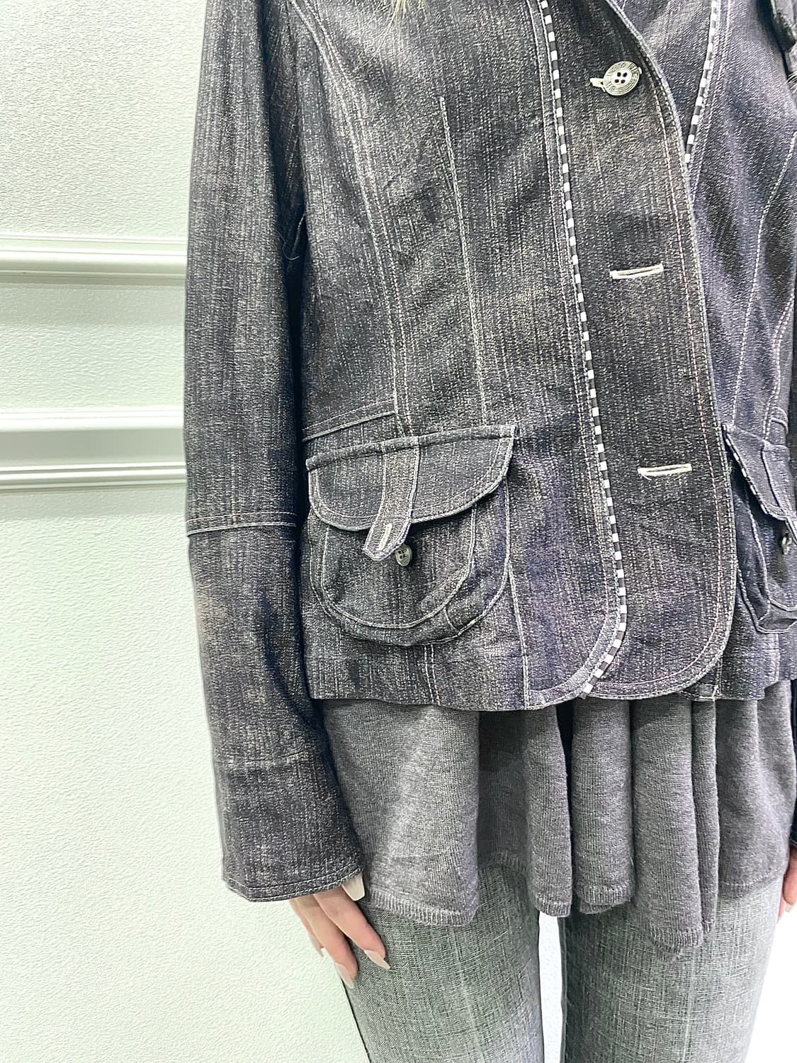 Y2K Grunge graphics Jacket 상품이미지9