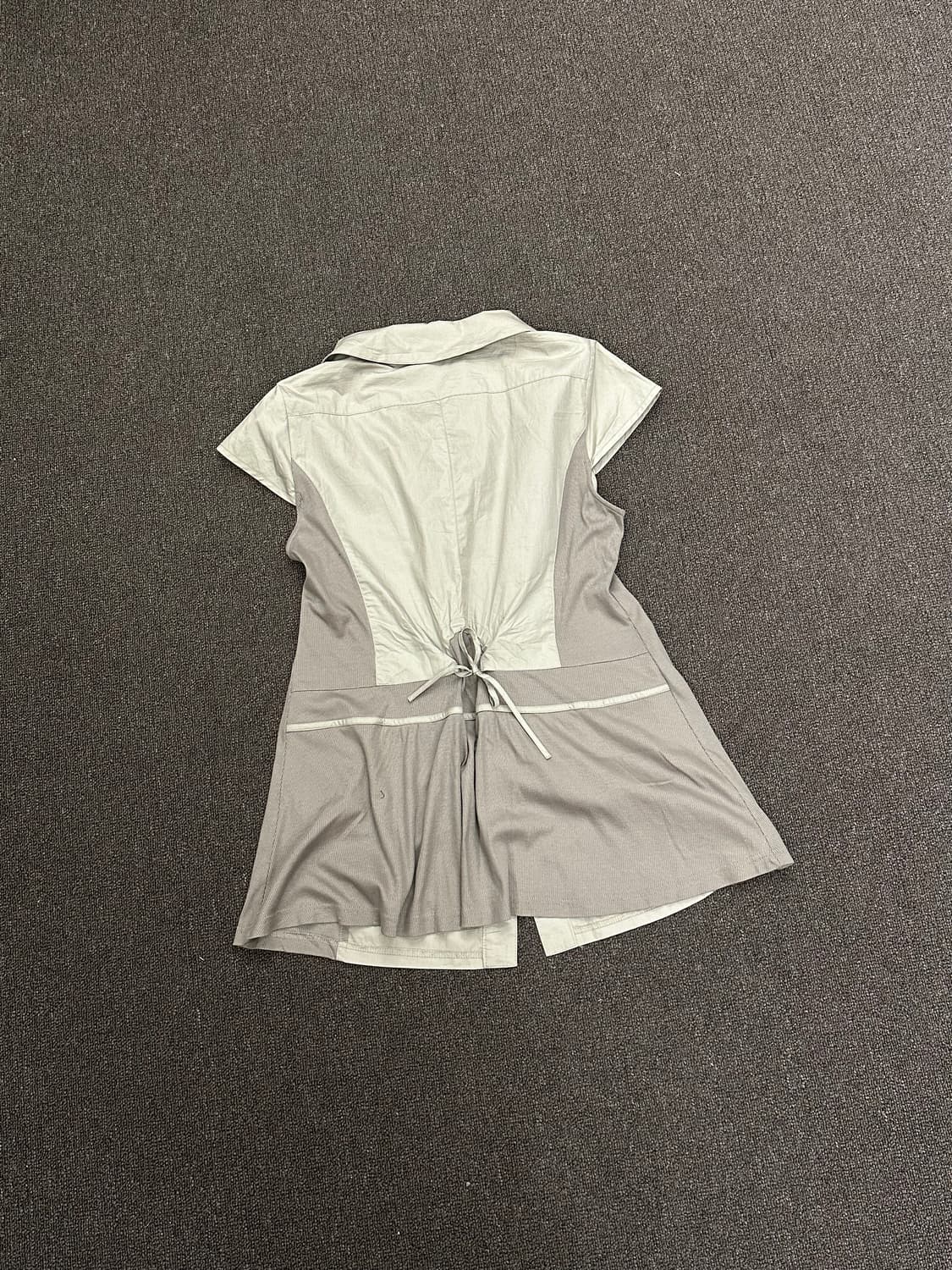 42)Japanese vintage 여성 트렌치 반팔 원피스 상품이미지5