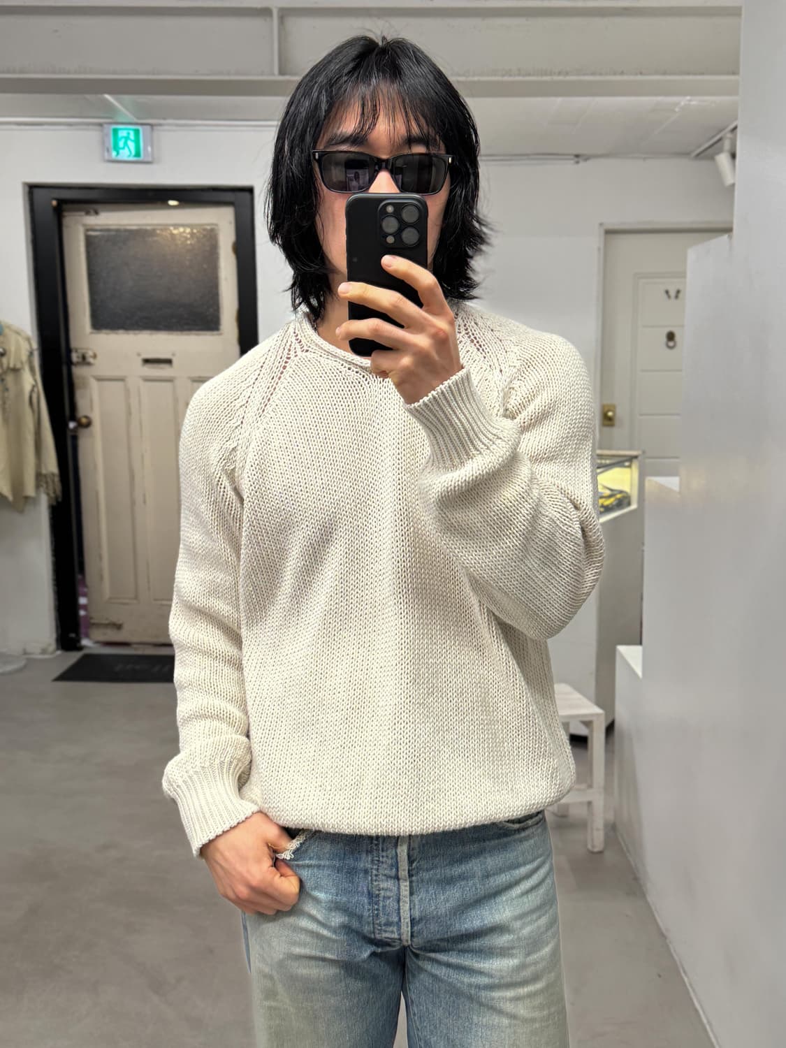 헌팅월드 코튼 니트 상품이미지5