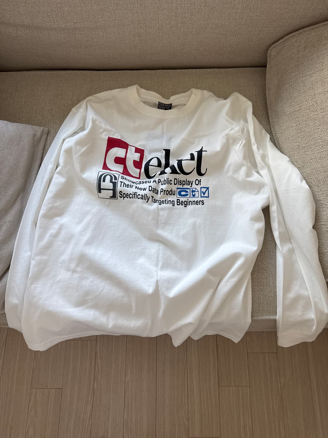 Teket 긴팔티셔츠 라지 새상품 상품이미지1
