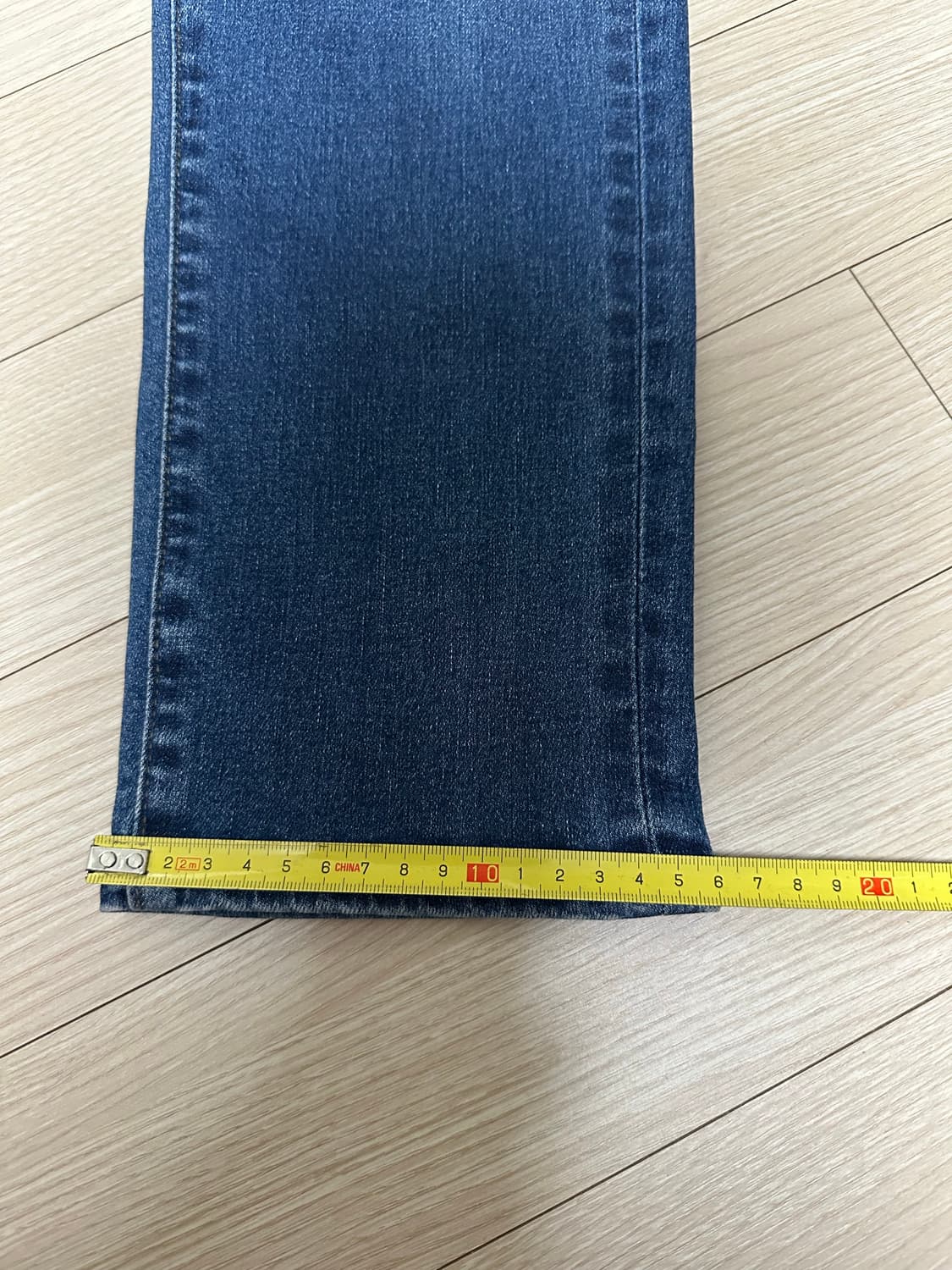 유니클로 데미지 워싱 데님 86사이즈 판매 상품이미지6